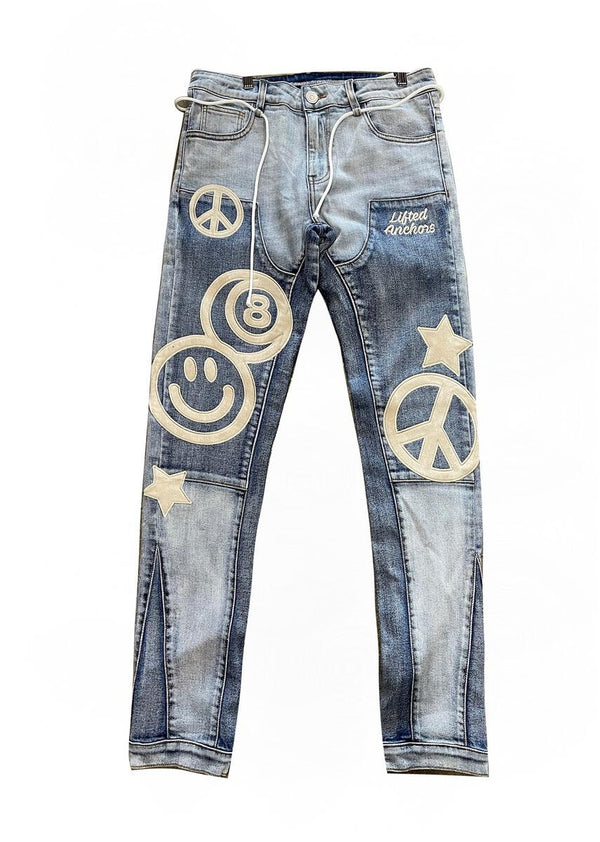 Suede Patch Carpenter Denim